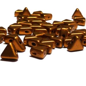 Khéops® par Puca®, Crystal Gold Brass ”00030-01740 2-håls 6 mm
