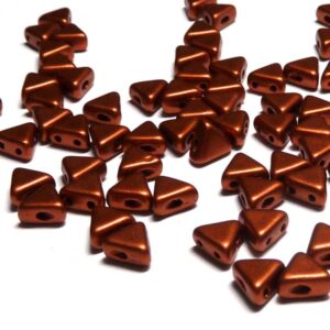 Khéops® par Puca®, Crystal Copper ”00030-01750” 2-håls, 6 mm, 10