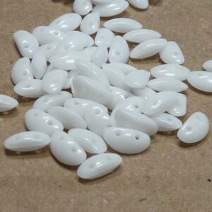 Mobyduo ”03000” Chalk White 8*3 mm 50 st