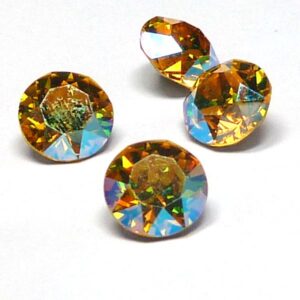 1088 Xirius Chaton SS39 Light Topaz Shimmer ca 8 mm