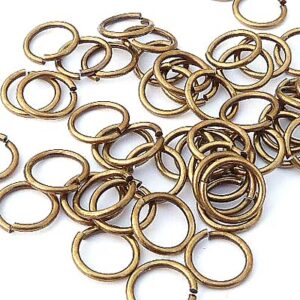 Motring 10 mm i antik guldfärg, 25 st