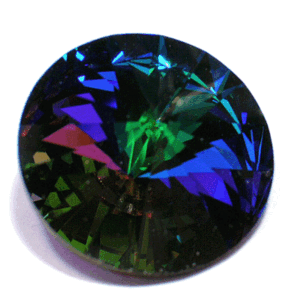 1122 Swarovski Rivoli Crystal Bermuda Blue 14 mm