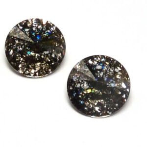 1122 Swarovski Rivoli Crystal Black Patina 14 mm