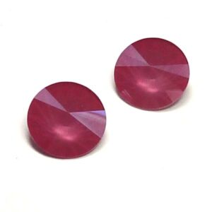 1122 Swarovski rivoli Crystal Peony Pink 12 mm, 1 st