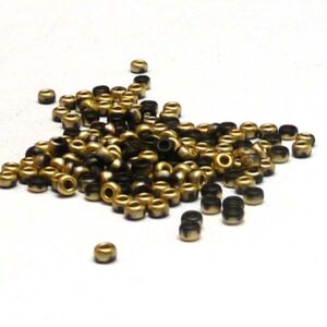 Miyuki 11/0 seedbead ”55044” Black Amber Matted, 10 gr