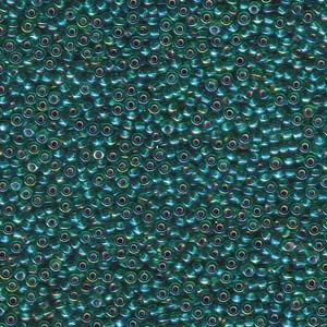 Miyuki 11/0 seedbead ”1017” Emerald AB silverline 10 gr