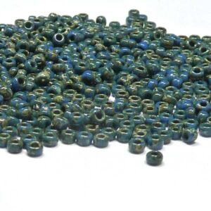 Miyuki 11/0 seedbead ”4516” Picasso Opaque Montana 10 gr