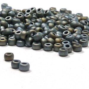 Miyuki 11/0 seedbead ”2002” Matted Metallic Silver Grey 10 gr