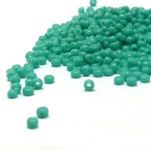 Miyuki 15/0 seedbead ”412” Opague Turquoise Green 10 gr