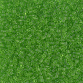 Delica 11/0 ”DB1266” Matted Transparent Lime 5 gr