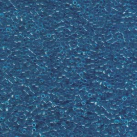 Delica 11/0 ”DB1318” Transparent Capri Blue Dyed 5 gr