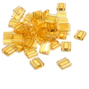 Tila Bead ”TL132” Transparent Light Topaz 5*5*1,9 mm 5 gr