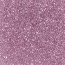 Delica 11/0 ”DB1402” Transparent Pale Rose 5 gr
