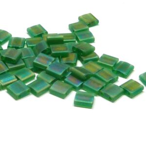 Tila Bead ”TL146FR” Matt Transp Green AB 5*5*1,9 mm 5 gr