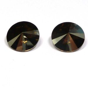 1122 Swarovski Rivoli Crystal Bronze Shadow 14 mm 1 st
