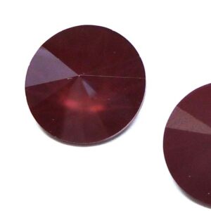 1122 Swarovski Rivoli Crystal Dark Red 14 mm 1 st