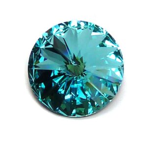 1122 Swarovski Rivoli Light Turquoise 14 mm