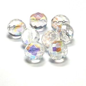Crystal AB ”00030-28701” firepolished pärla 14 mm, 1 st