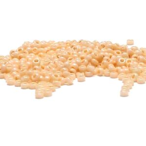 Miyuki 15/0 seedbead ”55048” White Opaq Champagne Luster 10 g