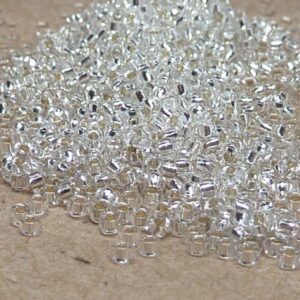 Miyuki 8/0 seedbead ”0001” Crystal SilverLined 10 gr