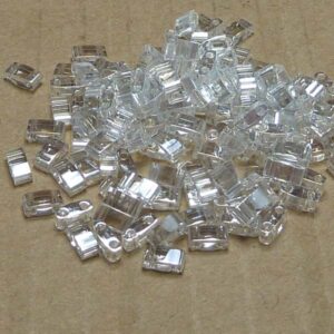 Half Tila Bead ”HTL160” Crystal Lustered 5*2,5*1,9 mm 5