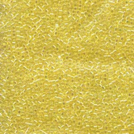 Delica 11/0 ”DB171” Transparent Yellow AB 5 gr