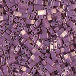 Half Tila Bead ”HTL1867” Opaque Dark Orchid Luster 5*2,5*1,9 mm