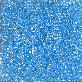 Delica 11/0 ”DB1890” Transparent Sky Blue Luster 5 gr