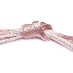 Rosa satinband 1 mm