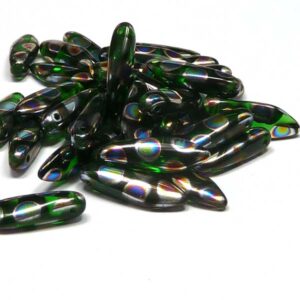 Daggers ”50050-2810A” Chrysolite Vitrail Dots 5*16 mm 20 st