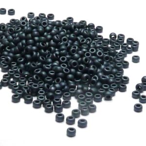 Miyuki 15/0 seedbead ”2001” Matte Gunmetal 10 gr