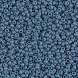Miyuki 11/0 seedbead ”2038” Matted Opaque Lt Denim Luster 10gr