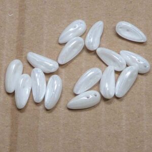 Chilli Bead ”02020-21402” Saturated Alabaster 11*4 mm 50 st
