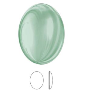 2196/4 Swarovski Oval Cabochon ”Crystal Mint Green” 30*22,7 mm 1