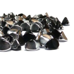 Pinch Beads Jet Labrador ”23980-27001, 5*3 mm, 50 st