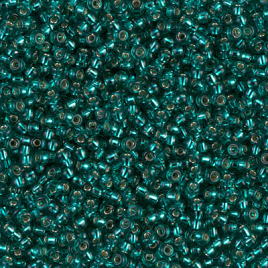Miyuki 11/0 seedbead ”2425” Silverline Teal 10 gr