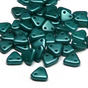 CzechMates® Triangle Pearl Coat Teal, ”25027”  10