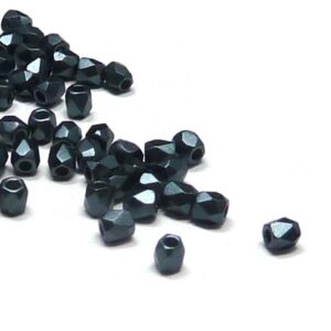 Alabaster Pastel Hematite/Dark Grey ”25037” 2 mm 100 st