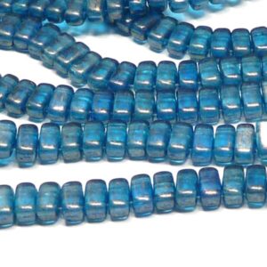 CzechMates® Bricks Luster Blue Halo Azurite 00030-29266 6*3 mmm