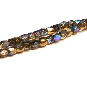 Crystal Golden Rainbow ”00030-98536” firepolish 2 mm,  150 st