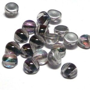 2-hole cabochon ”00030-51001” Crystal Backlit Tahiti 6 mm 10 st