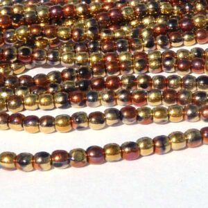 Jet California Gold Rush ”23980-98542” druks rund pärla 2 mm, 1