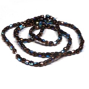 Jet Bronze AB ”23980-14450-27101” firepolish 2 mm, 100st