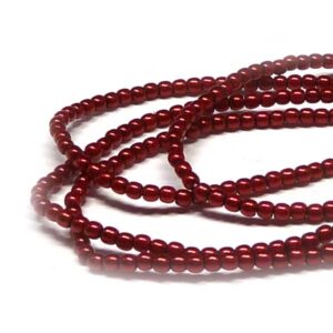 Shiny Faluröd ”10164” rund glaspärla 3 mm ca 150 st