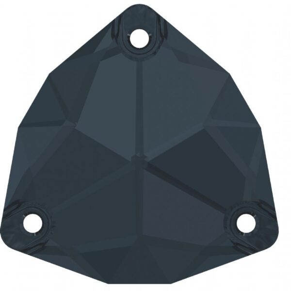 3272 Swarovski Sew-On Trilliant "Graphite" 20 mm