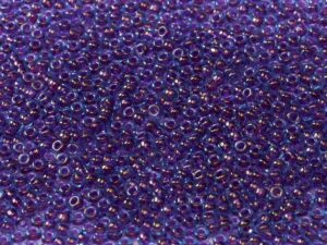 Miyuki 15/0 seedbead ”352” Fuchsia Lined Aqua Luster 10 gr