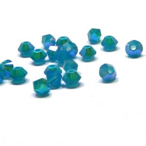 5328 Swarovski Xilion bicone Caribbean Opal Shimmer ABx2 3 mm 20