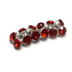 40001 Swarovski Crystal Mesh ”Scarlet Silver” ca 2,7 mm 12 st