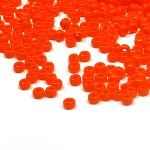 Miyuki 15/0 seedbead “406” Opaque Orange 10 gr