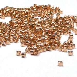 Delica 11/0 ”DB411” Galvanized Apricot Gold 5 gr